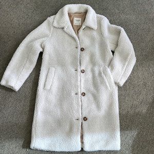 Abercrombie & Fitch Teddy Long Coat